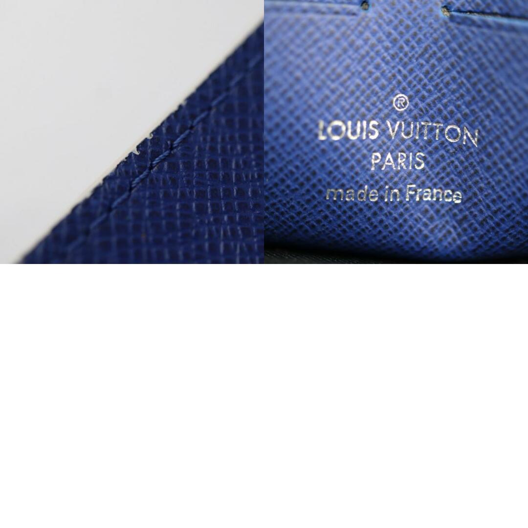 LOUIS VUITTON ルイ ヴィトン  ポシェット ヴォワヤージュ MM セカンドバッグ M30399 タイガ   コバルト シルバー金具  クラッチバッグ ポーチ ビトン 【本物保証】