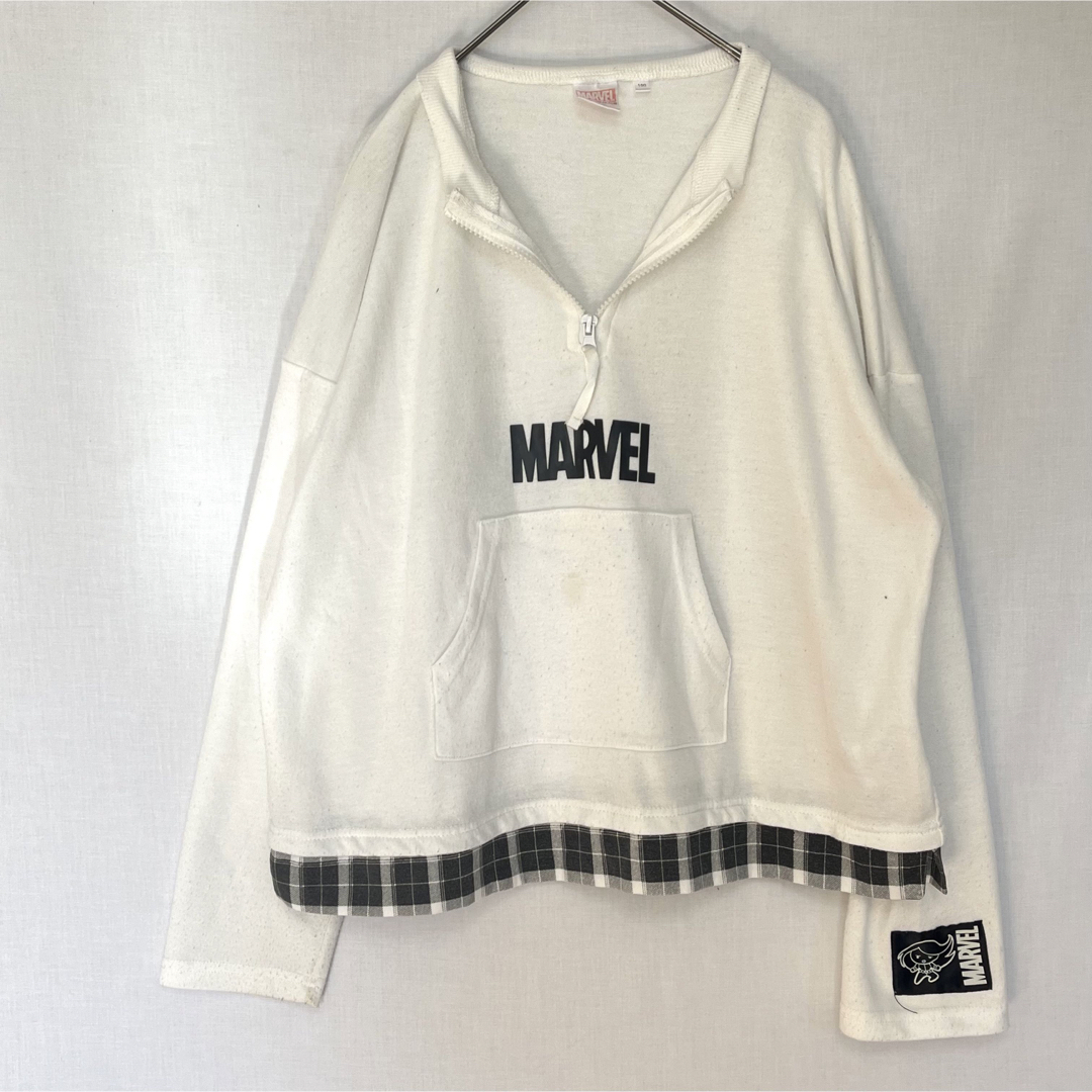 MARVEL(マーベル)のMARVEL マーベル キッズ 長袖 Tシャツ 160サイズ フード無しパーカー キッズ/ベビー/マタニティのキッズ服男の子用(90cm~)(Tシャツ/カットソー)の商品写真