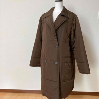 ウィークエンドマックスマーラ(Weekend Max Mara)のMax Mara WEEKEND 中綿コート　ダブル　ブラウン　サイズ42(ロングコート)