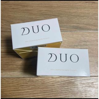 デュオ(DUO)の新品未開封　DUO クレンジングバーム クリア 90g✖️2個セット(クレンジング/メイク落とし)