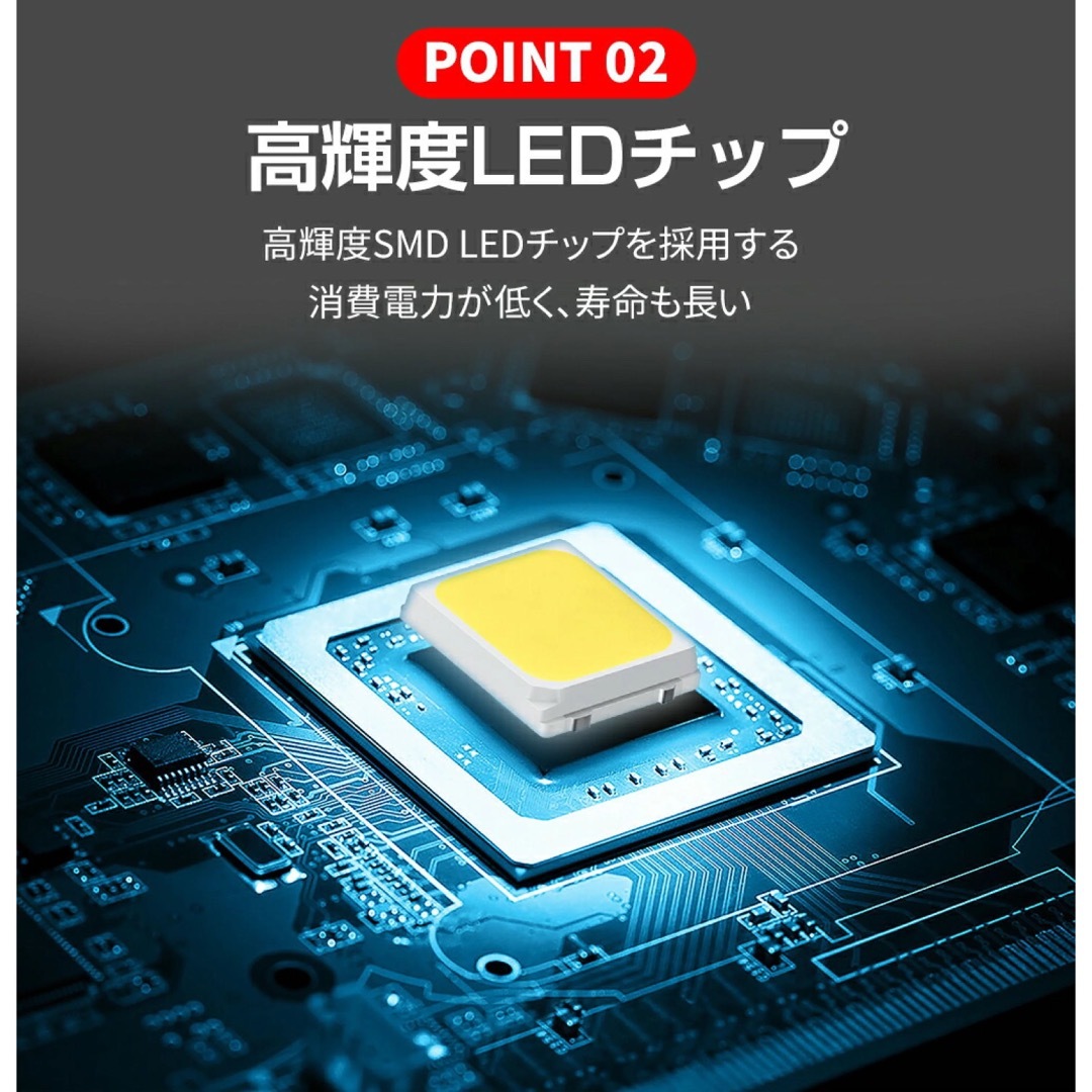 投光器 104W 16000LM 三脚スタンド付き led 調節可能 屋外