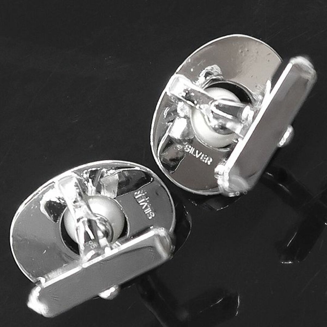SILVER シルバー パール 真珠 カフス カフリンクス カフスボタン SILVER シルバー パール 真珠 カフス カフリンクス カフスボタン
