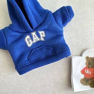 ギャップ(GAP)の日本限定　限定店舗のみ　GAP ガチャ　GAP ブラナンベア パーカー　ブルー(キャラクターグッズ)