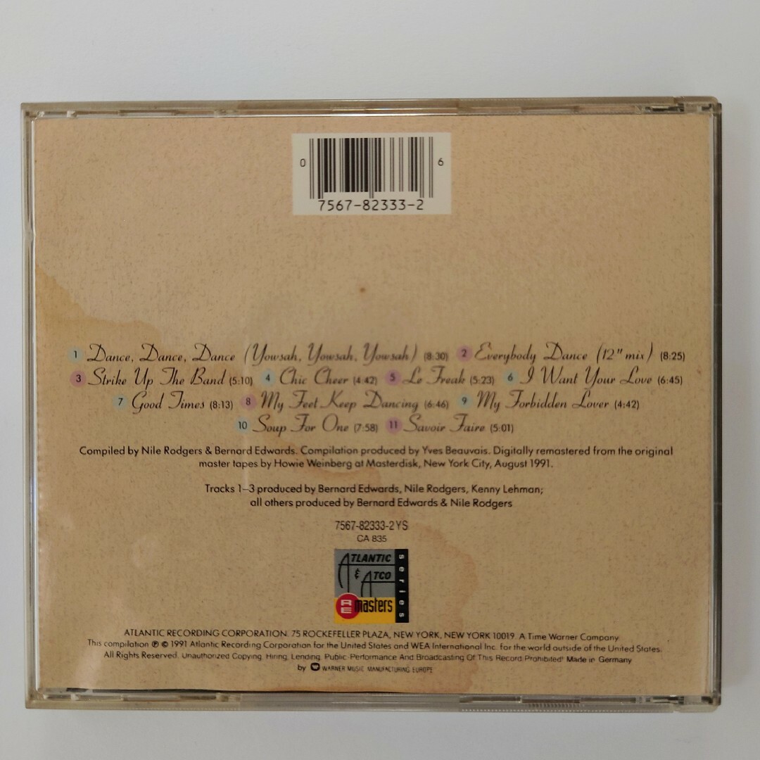 シック / ベスト・オブ・シック エンタメ/ホビーのCD(R&B/ソウル)の商品写真