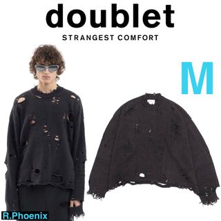 ダブレット(doublet)のdoublet DESTROYED KNIT PULLOVER M(ニット/セーター)