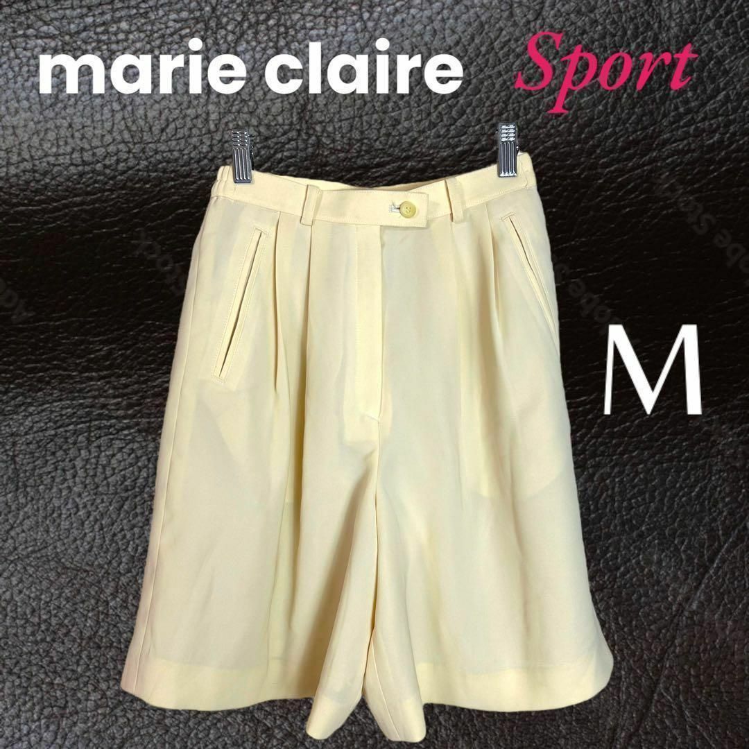 Marie Claire(マリクレール)の美品✨【marie claire】スポーツショートパンツ　さらさら　ウエストゴム レディースのパンツ(ショートパンツ)の商品写真