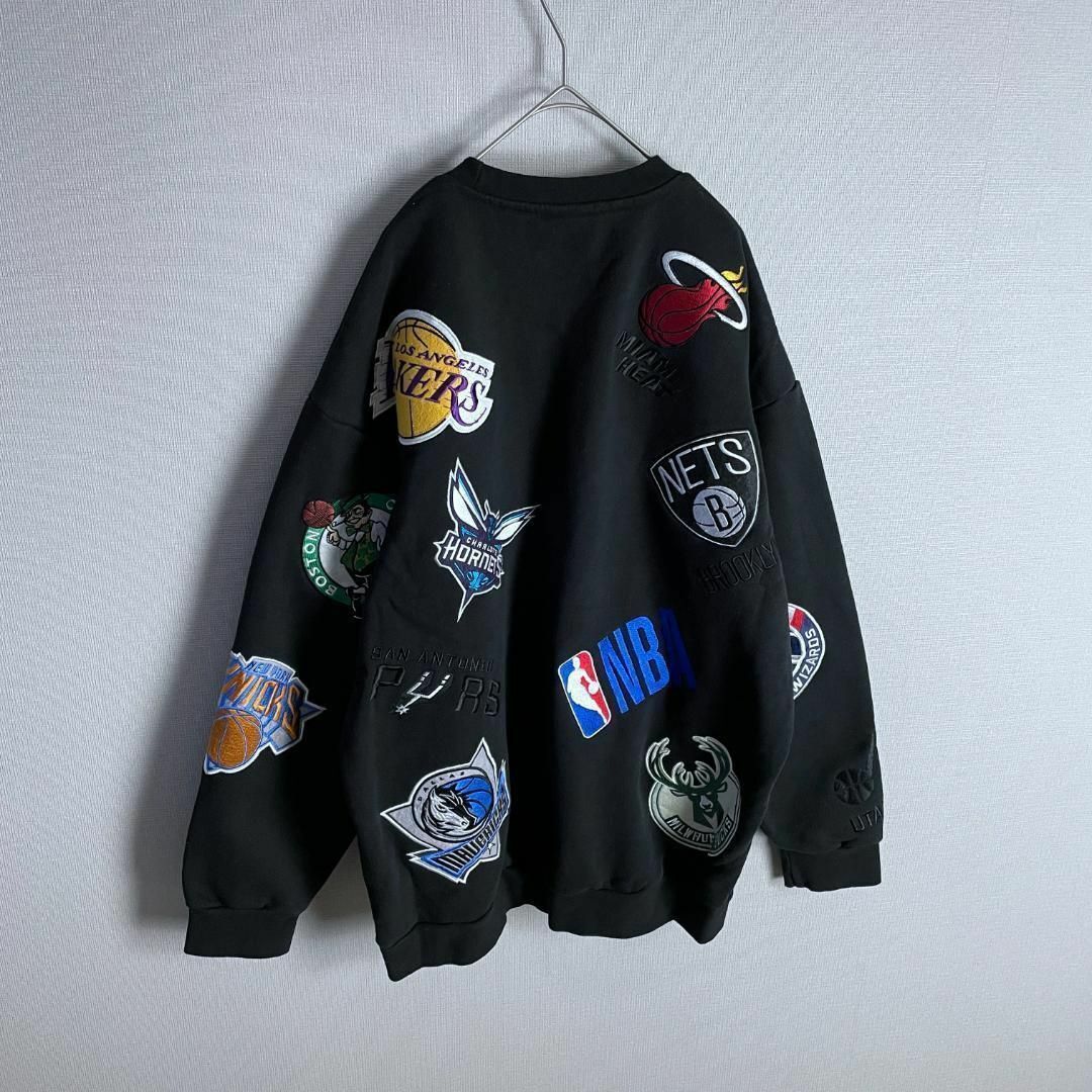 【新品☆即完売☆別注モデル】NBA チームワッペン刺繍 スウェット 入手困難