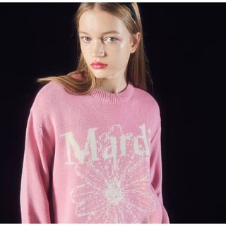 ビューティアンドユースユナイテッドアローズ(BEAUTY&YOUTH UNITED ARROWS)のMardi Mercredi ピンクニット(ニット/セーター)