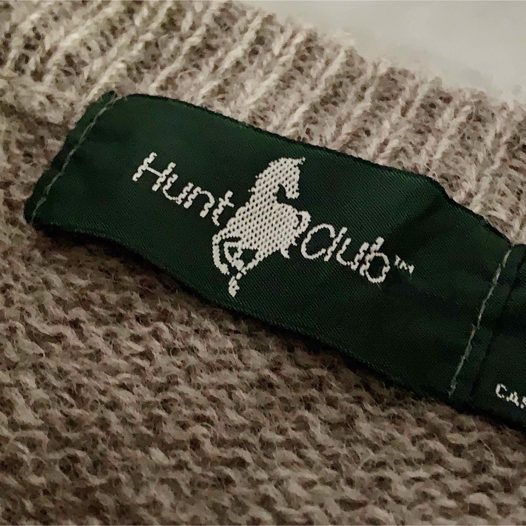 古着 “Hunt Club” Cable Sweater / ベージュ ニット メンズのトップス(ニット/セーター)の商品写真