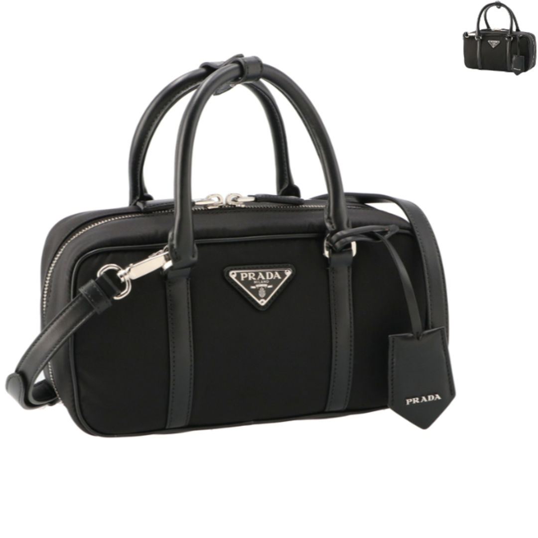 PRADA ミニボストン ナイロン ダイヤル付 ロック安心のショップ PRADA ミニボストン ナイロン ダイヤル付 ロック安心のショップ