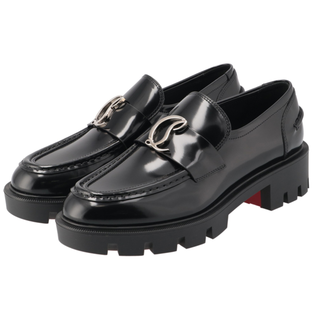 Christian Louboutin(クリスチャンルブタン)のクリスチャンルブタン CHRISTIAN LOUBOUTIN ローファー CL MOC LUG レディース レッドソール ラグソール ブロックヒール 2023年秋冬新作 3221081 0001 B439 レディースの靴/シューズ(ローファー/革靴)の商品写真