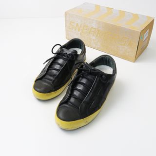 ゴールデングース(GOLDEN GOOSE)のGOLDEN GOOSE ゴールデングース SUPERSTAR 35/ブラック ローカット スニーカー 22cm【2400012168961】【中古】【2400012168961】(スニーカー)