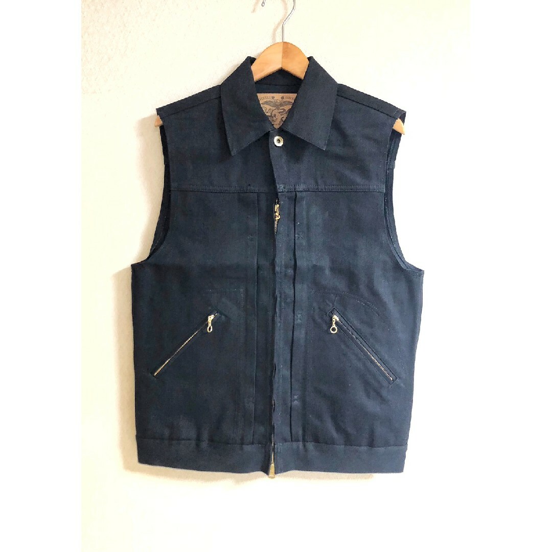 ViSE REDTAiL バイス レッドテイル Cross Denim Vest