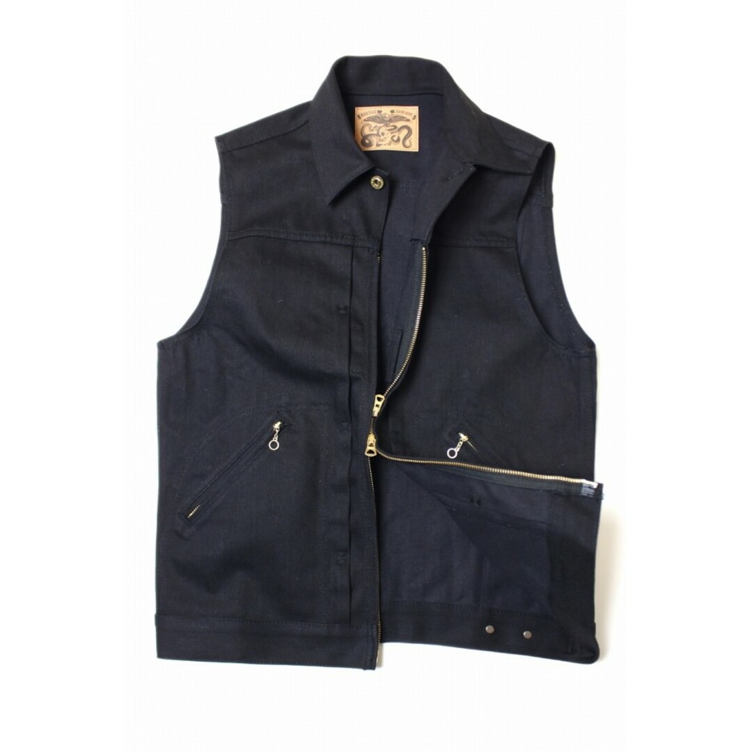 ViSE REDTAiL バイス レッドテイル Cross Denim Vest