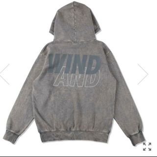 ウィンダンシー SEA SULFER HOODIE/BLACK パーカーwindandsea