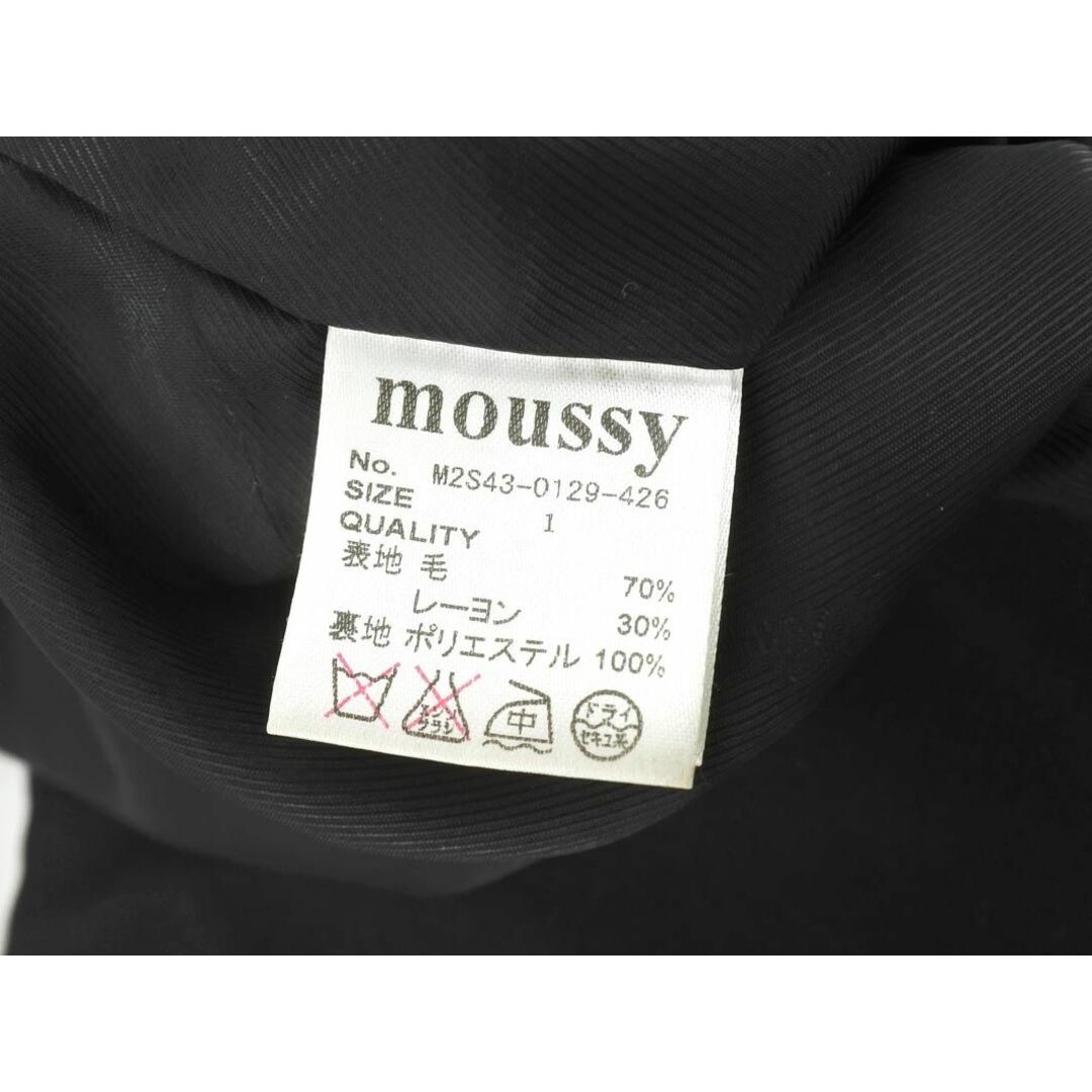 moussy(マウジー)のMOUSSY マウジー ウール混 コート size1/黒 ◇■ レディース レディースのジャケット/アウター(その他)の商品写真