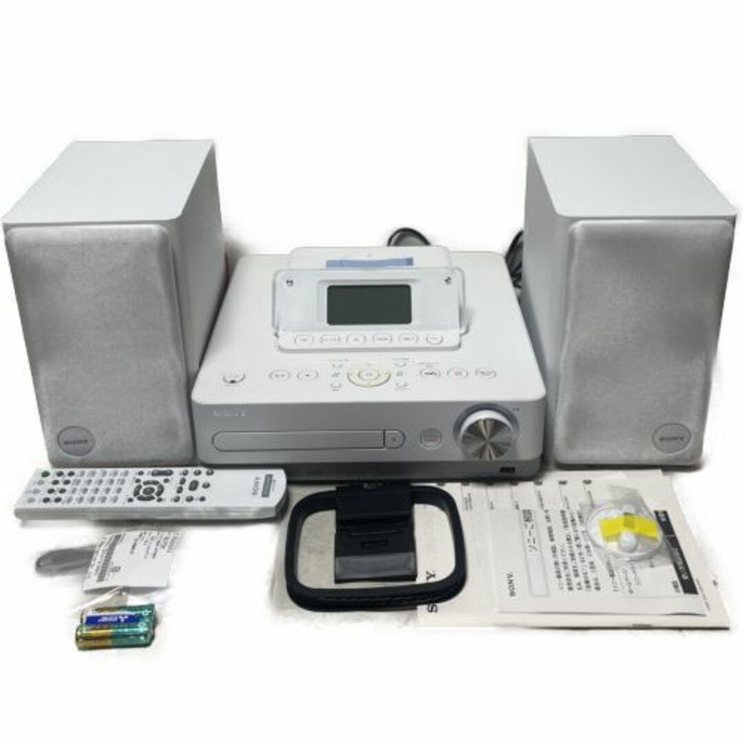 SONY HDD/CD対応 ハードディスクコンポ CMT-E300HD/W