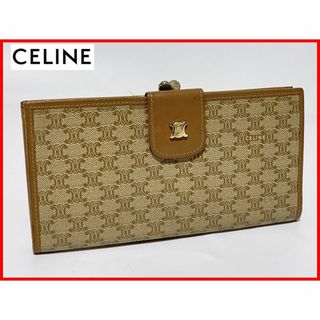 セリーヌ(celine)のCELINE セリーヌ 二つ折り 長財布 ベージュ jts2(財布)