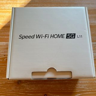 ゼットティーイー(ZTE)のUQ Speed Wi-Fi HOME 5G L11 ホワイト(その他)