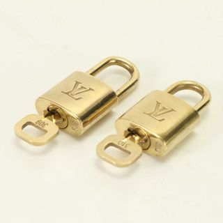 ルイヴィトン(LOUIS VUITTON)の美品 ルイヴィトン 2点 セット カデナ パドロック 南京錠 キー 鍵 309 310 ゴールド バッグ メンズ レディース ENT 1019-N6(その他)