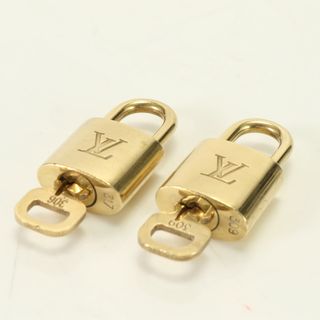 ルイヴィトン(LOUIS VUITTON)のルイヴィトン 2点 セット カデナ パドロック 南京錠 キー 鍵 309 306 ゴールド バッグ トート メンズ レディース ENT 1019-N19(その他)