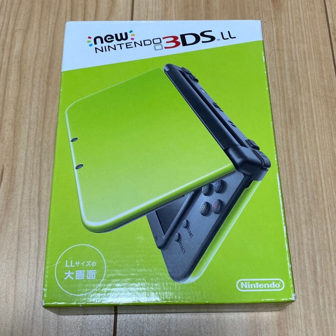 Newニンテンドー3DS LL ライム×ブラック 美品