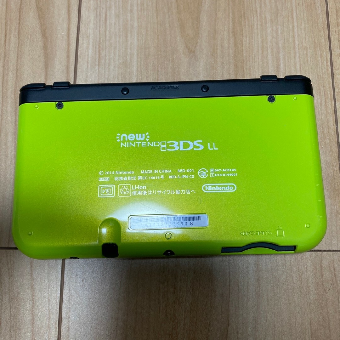 任天堂 - 【比較的美品】 Newニンテンドー3DS LL ライム×ブラックの