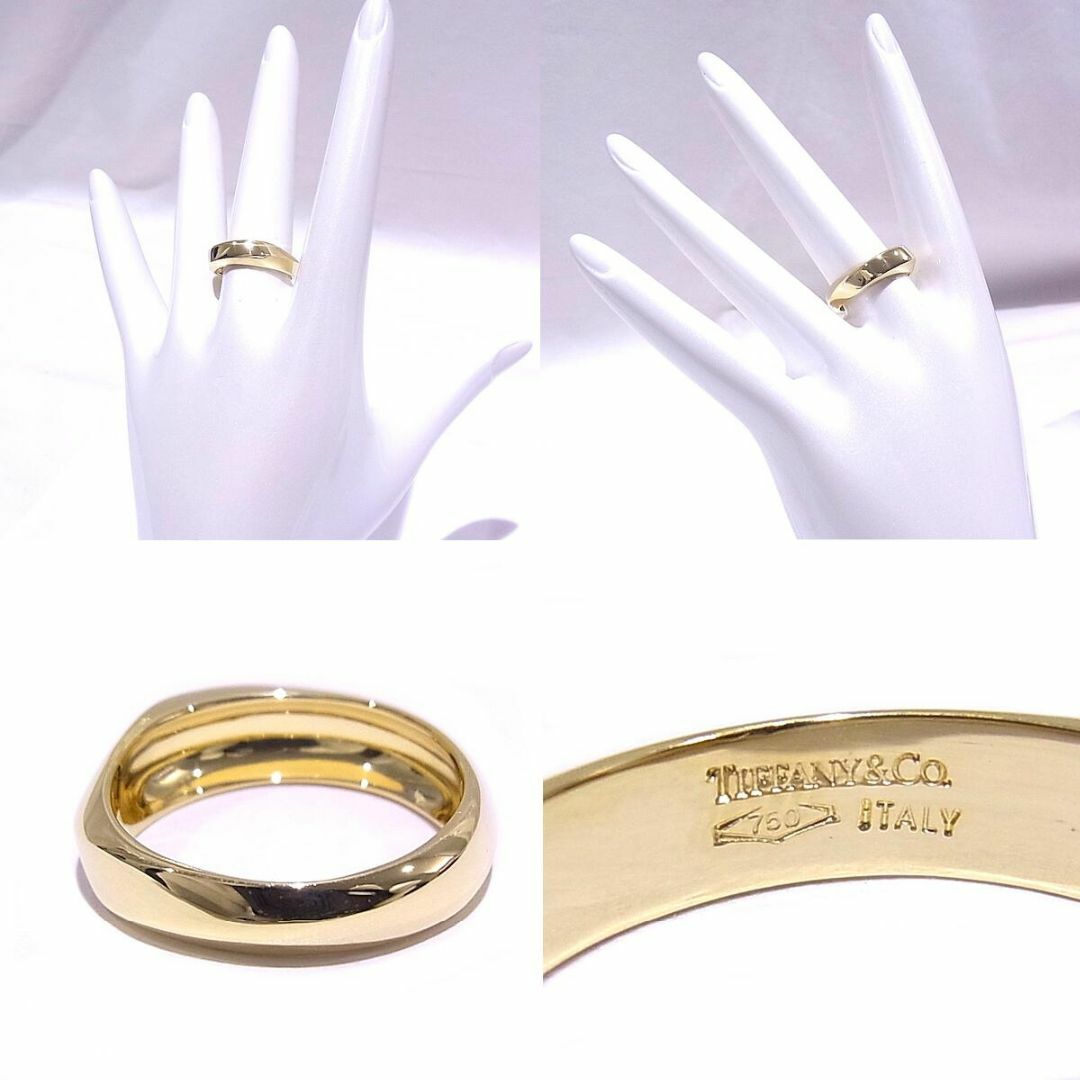 Tiffany & Co.(ティファニー)のティファニー TIFFANY&Co. 750　YG　イエローゴールド 約＃11.5　ナイフエッジリング　指輪 【中古】【程度A+】【極上美品】 レディースのアクセサリー(リング(指輪))の商品写真