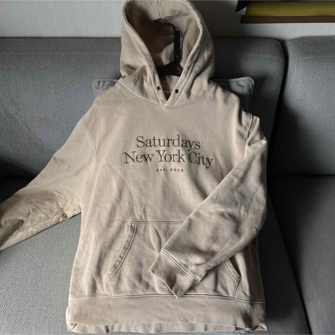 Saturdays NYC - Saturdays NYC hoodie フーディー ベージュ パーカー ...