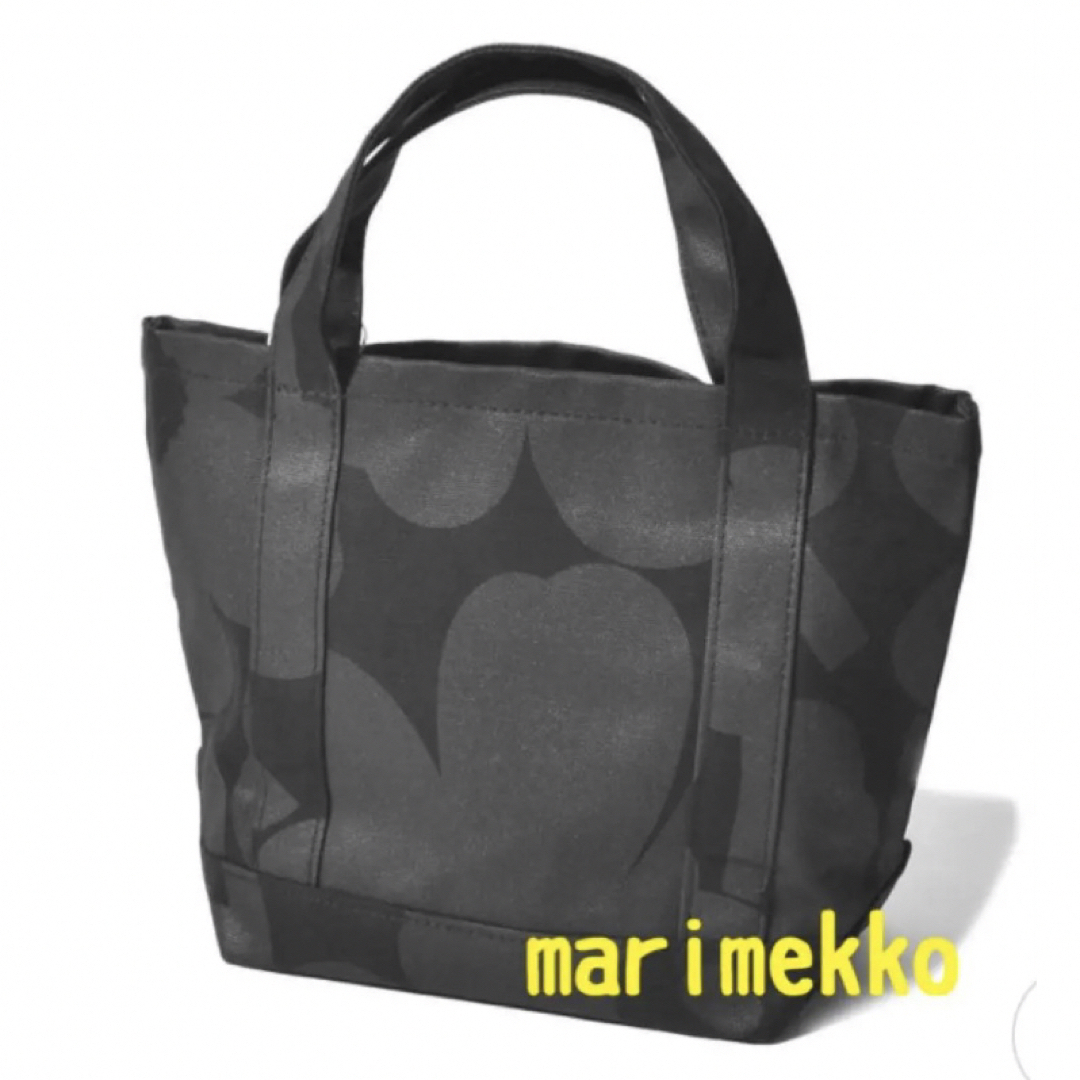 新品　marimekko  トートバッグ　セイディ　グレー　マリメッコ　ウニッコ