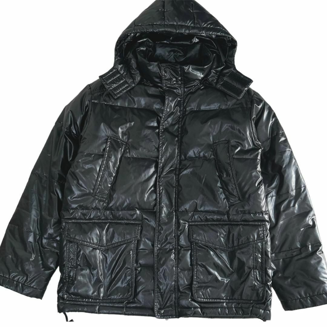 WOOLRICH(ウールリッチ)のWoolrich 2WAY フーデッドダウンジャケットM メンズのジャケット/アウター(ダウンジャケット)の商品写真