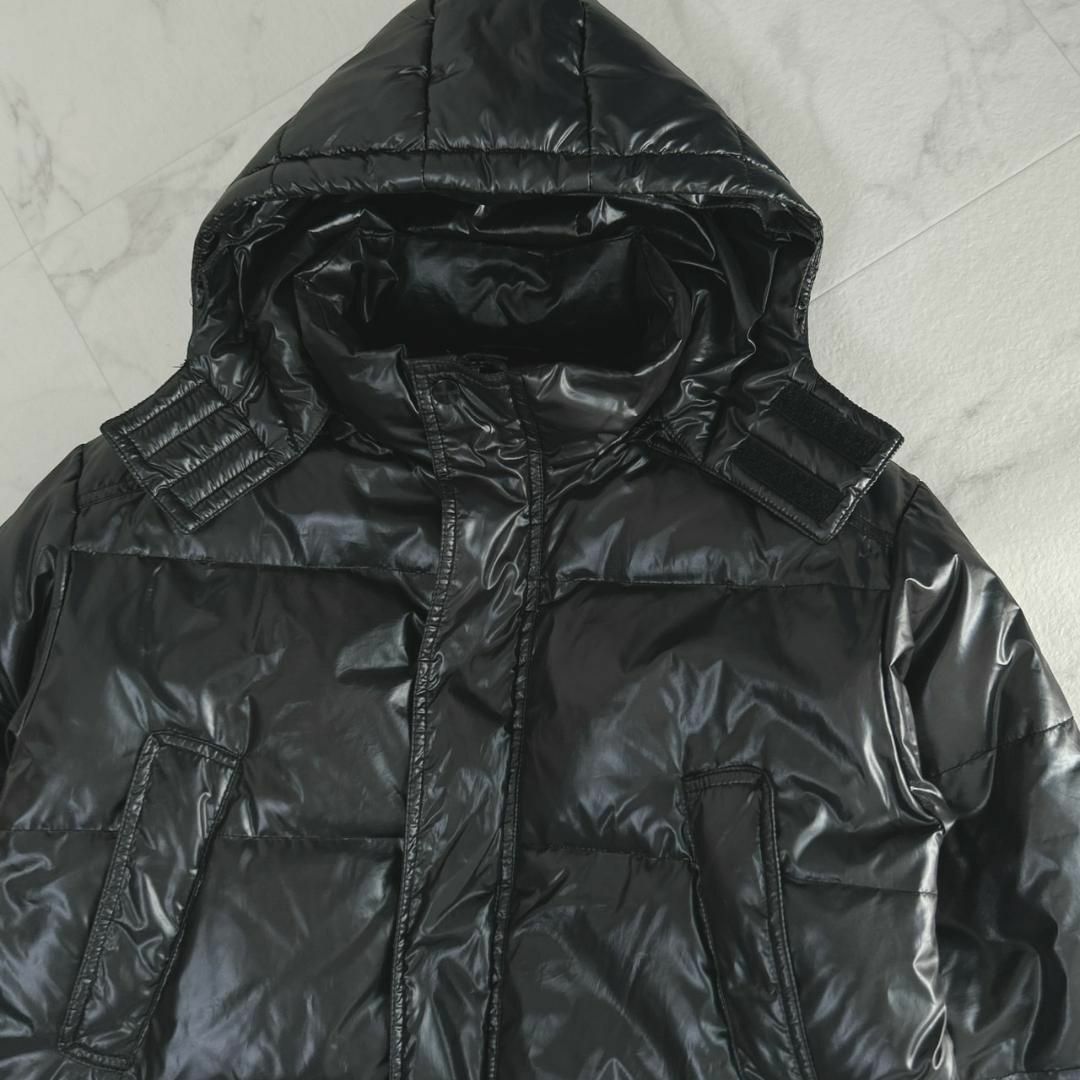 WOOLRICH(ウールリッチ)のWoolrich 2WAY フーデッドダウンジャケットM メンズのジャケット/アウター(ダウンジャケット)の商品写真