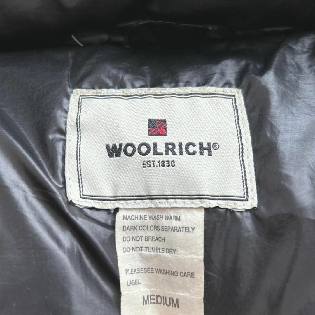 WOOLRICH(ウールリッチ)のWoolrich 2WAY フーデッドダウンジャケットM メンズのジャケット/アウター(ダウンジャケット)の商品写真