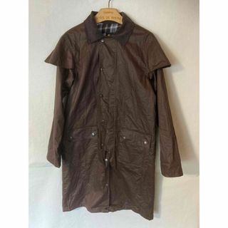 バーブァー(Barbour)の【新品】バブアー　ロングコート　ブラウン(ステンカラーコート)