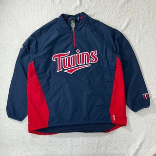 Majestic - MLB TWINS ミネソタ・ツインズ ナイロンプルオーバー ...