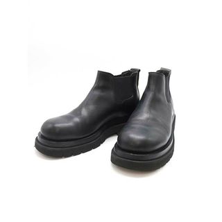 BOTTEGA VENETA/ボッテガヴェネタ　ザ タイヤ　サイドゴアショートブーツ　630281　サイズ：43　カラー：ブラック/クリア【USED】【230424】【yast】