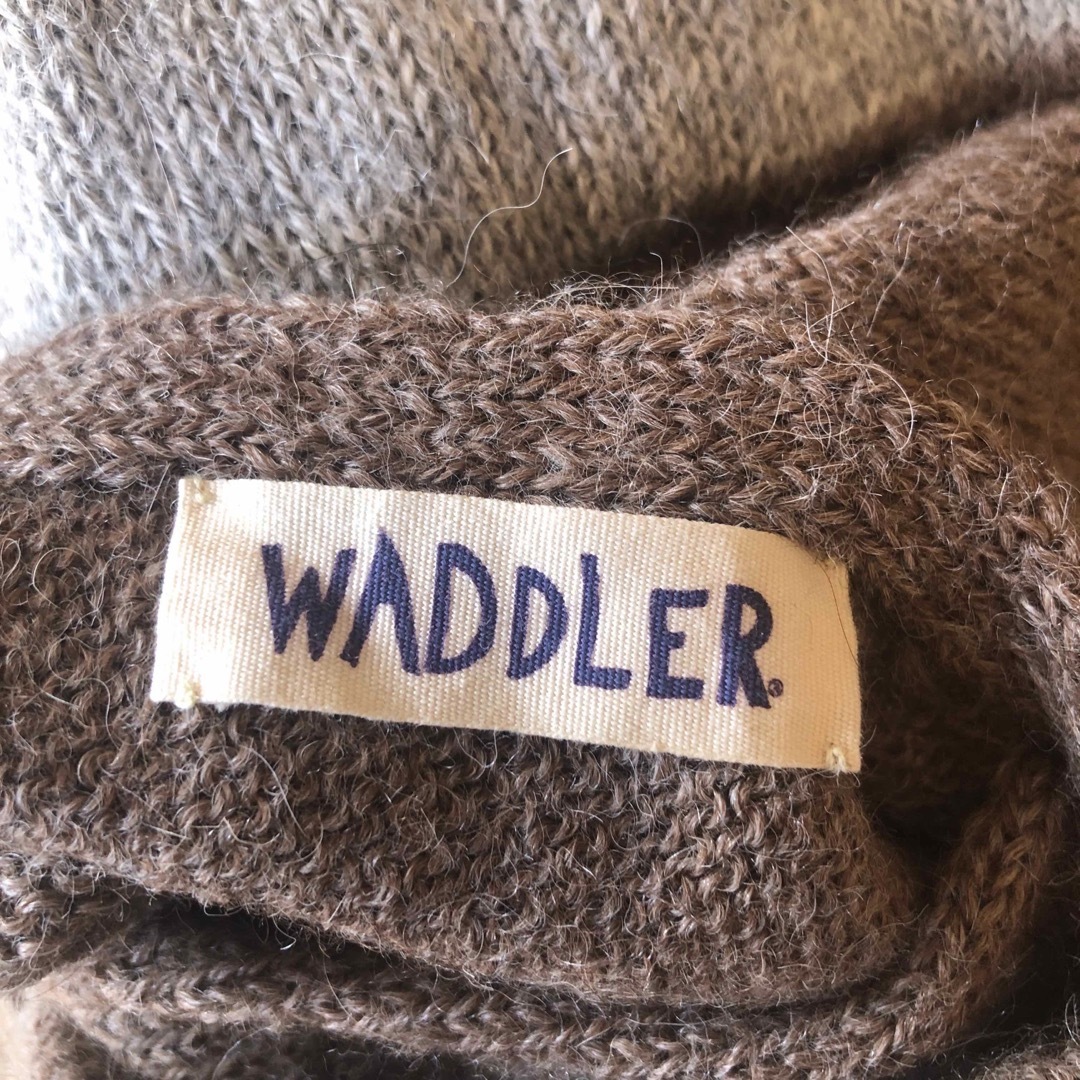 最終価格！男女兼用★アルパカニット【 WADDLER 】リバーシブル コート★