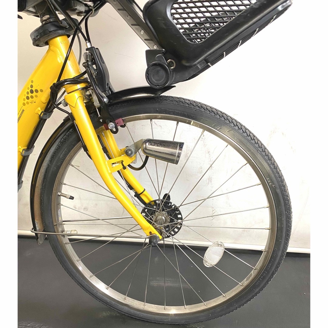 電動自転車 ブリヂストン アンジェリーノ 20インチ 3人乗り 8.7ah 濃茶-