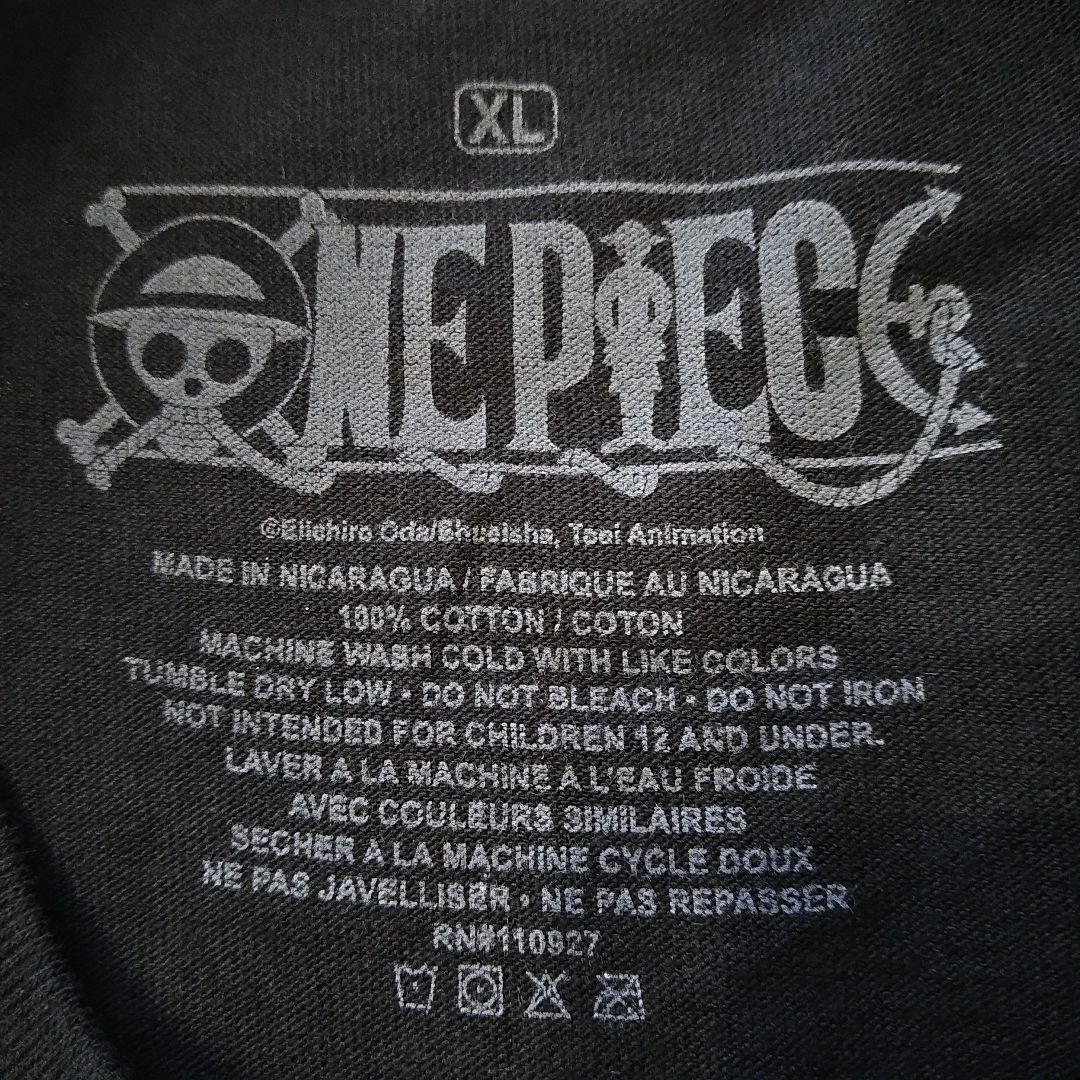 ワンピース Tシャツ XLサイズ 黒 one pice アニメTシャツ 海外 ワンピース Tシャツ XLサイズ 黒 one pice アニメTシャツ 海外