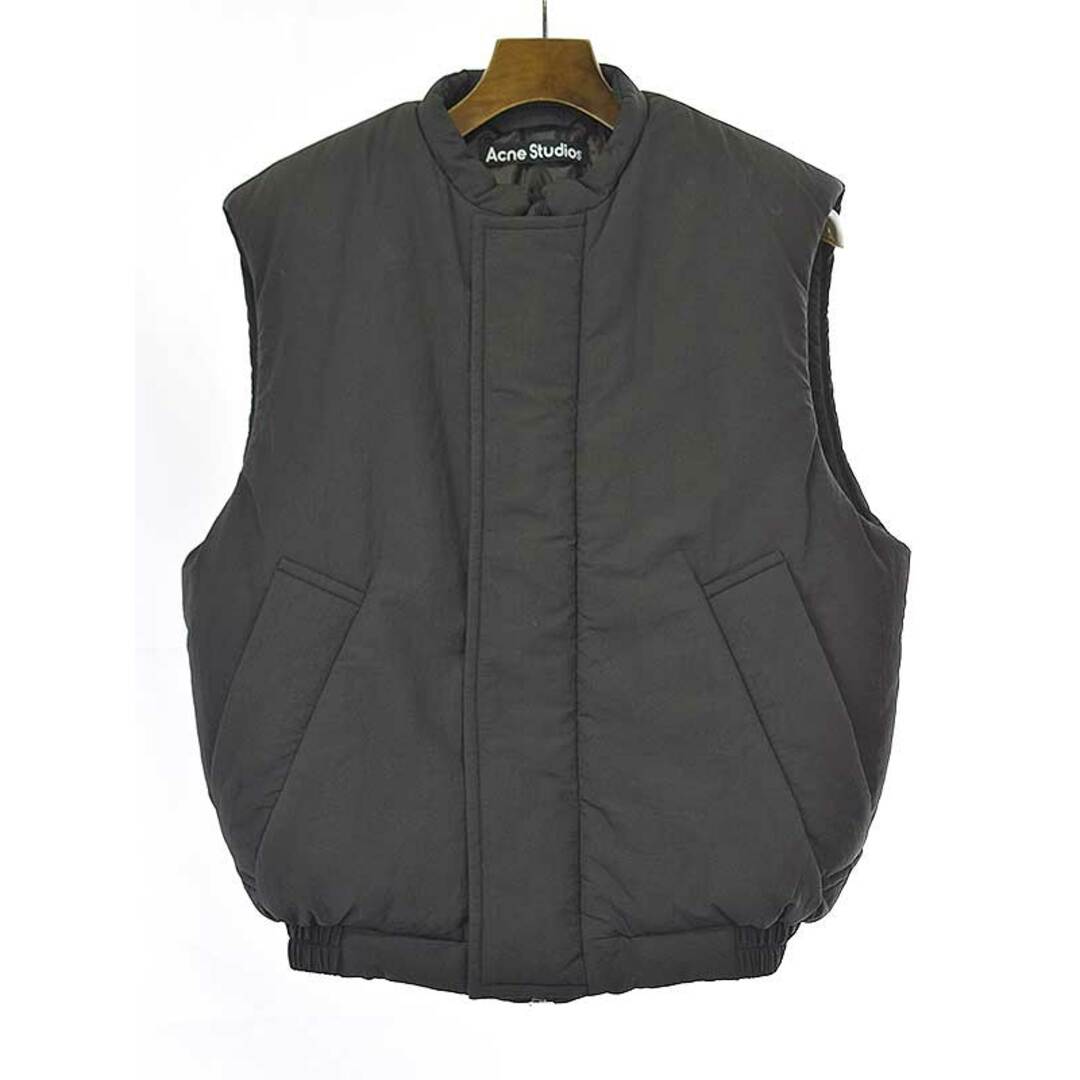 Acne Studios アクネストゥディオズ PUFFER VEST リボンタイパファーダウンベスト ブラック XXS | フリマアプリ ラクマ