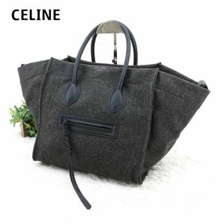 celine - 極美品 CELINE ラゲージ ファントム フェルト レザー