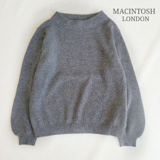 マッキントッシュ(MACKINTOSH)のひなっち様 マッキントッシュロンドン カシミヤ混ニット グレー 46 4L(ニット/セーター)