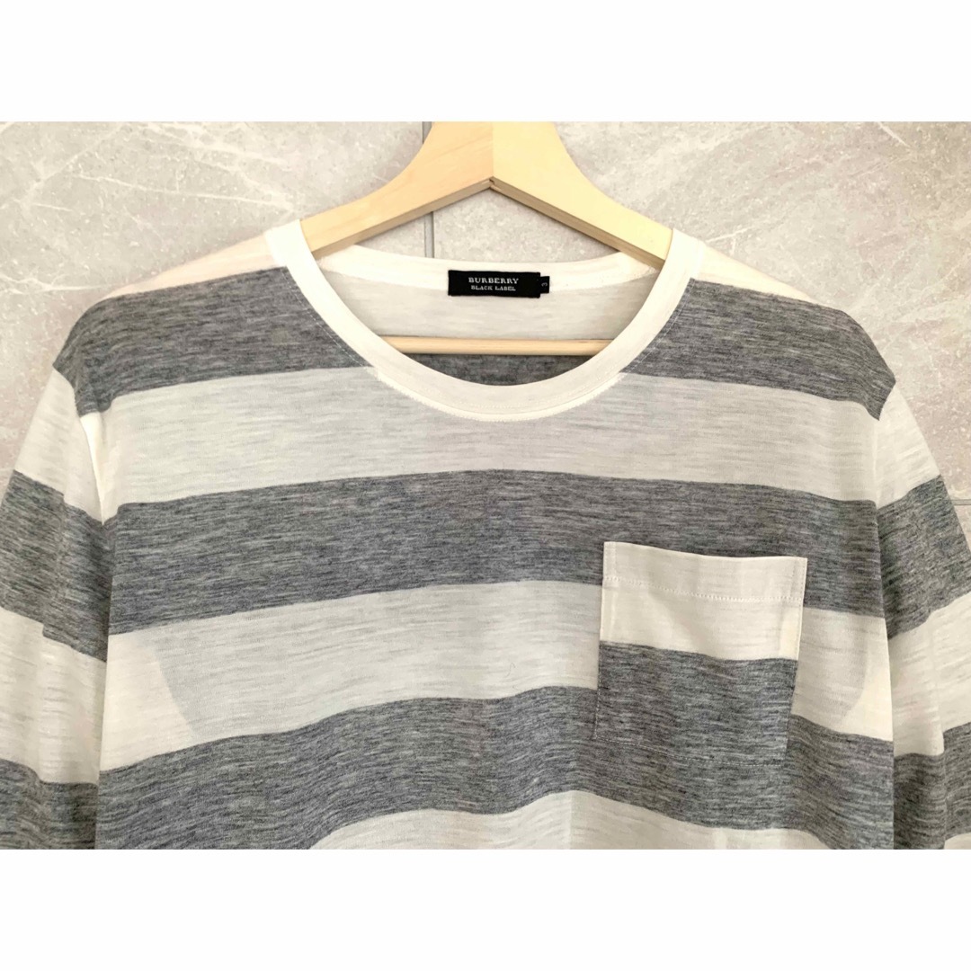 BURBERRY BLACK LABEL(バーバリーブラックレーベル)のBURBERRY BLACK LABEL バーバリーブラックレーベル カットソー メンズのトップス(Tシャツ/カットソー(七分/長袖))の商品写真