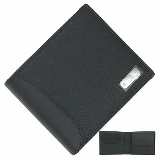 Dunhill ダンヒル CONNAUGHT コンノート  二つ折り財布 WJ7000A レザー   ブラック   札入れ 長財布 【本物保証】