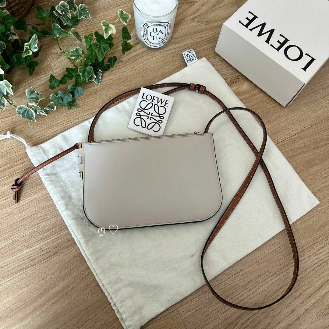 LOEWE ロエベ ゲートダブルジップポーチ ショルダーバッグ斜めがけポシェット | フリマアプリ ラクマ