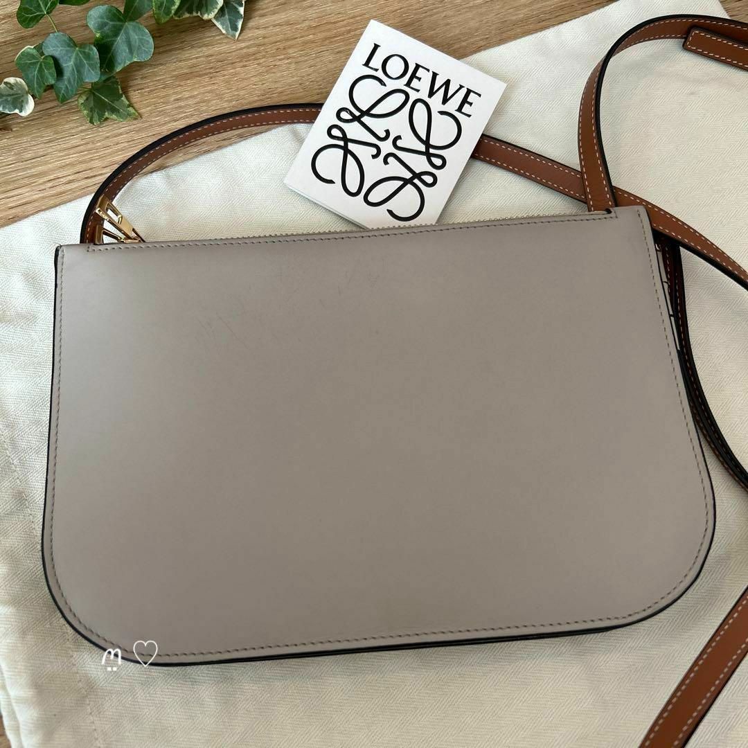 LOEWE ロエベ ゲートダブルジップポーチ ショルダーバッグ斜めがけポシェット