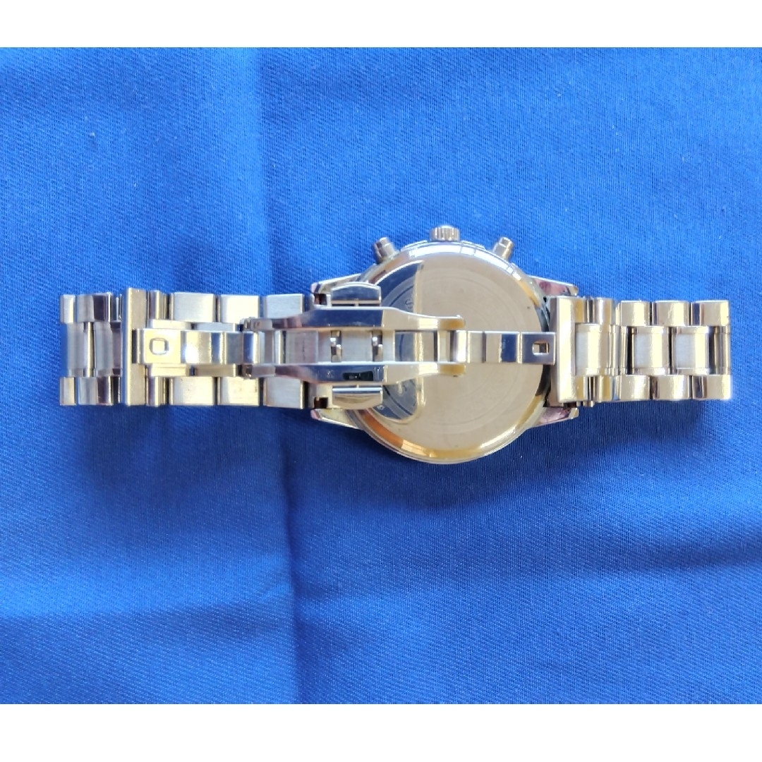 URREN腕時計メタリック.ホワイト.シルバーカラー メンズの時計(腕時計(アナログ))の商品写真
