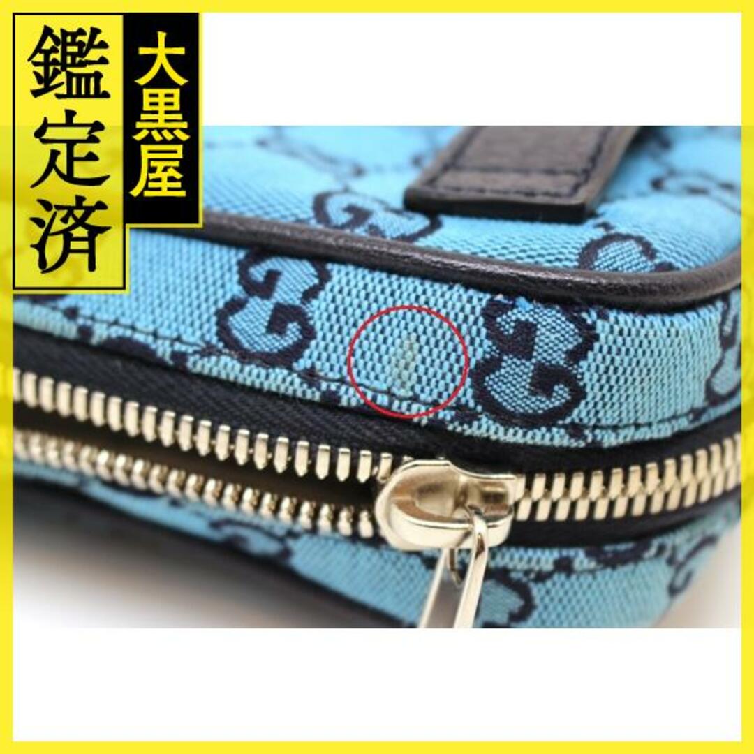 Gucci - GUCCI グッチ ウエストバッグ GGキャンバス レザー658657【200