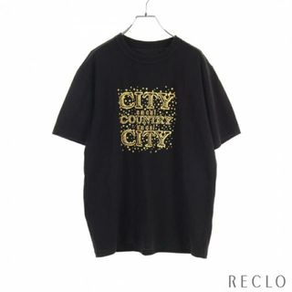 サカイ(sacai)のsacai × CITY COUNTRY CITY Tシャツ コットン ブラック(Tシャツ(半袖/袖なし))