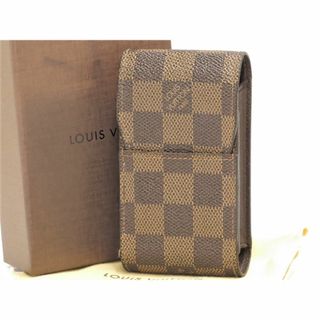 ルイヴィトン(LOUIS VUITTON)のルイヴィトン　ダミエエベヌ　エテュイ　シガレットケース　LOUIS VUITTON　N63024　18667011(タバコグッズ)